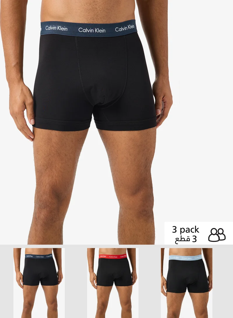 CALVIN KLEIN  3-Pack Trunks for Men | Best Price UAE